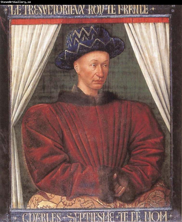 Jean Fouquet Portrait of Charles Vii of France